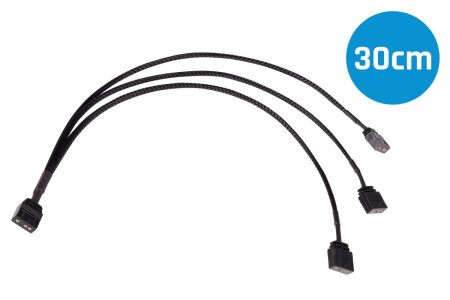 Alphacool Y-Splitter aRGB 3-Pin auf 3x 3-Pin 30cm