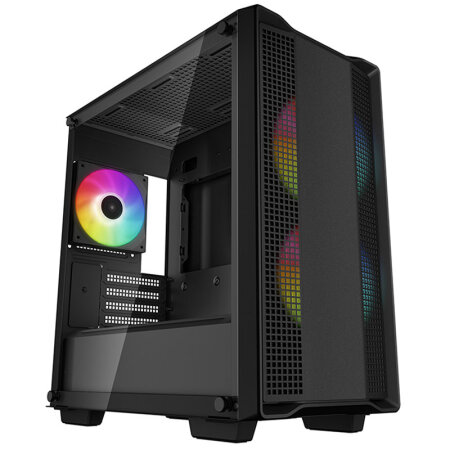 DeepCool CC360 ARGB schwarz, Glasfenster