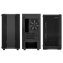 DeepCool CC360 ARGB schwarz, Glasfenster