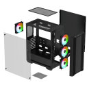 DeepCool CC560 ARGB schwarz, Glasfenster