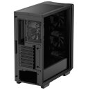 DeepCool CC560 ARGB schwarz, Glasfenster