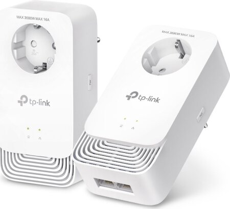 TP-Link Powerline G.hn2400 Passthrough Starter Kit, G.hn, 2x RJ-45, 2er-Pack