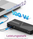 ICY BOX 11-in-1 Hybrid DockingStation mit dreifacher Videoausgabe