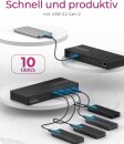 ICY BOX 11-in-1 Hybrid DockingStation mit dreifacher Videoausgabe