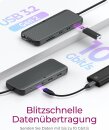 ICY BOX 12-in-1 Mobile DockingStation mit dreifacher Videoausgabe