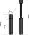 Grafikkartenhalterung Aluminium (74mm-120mm) schwarz