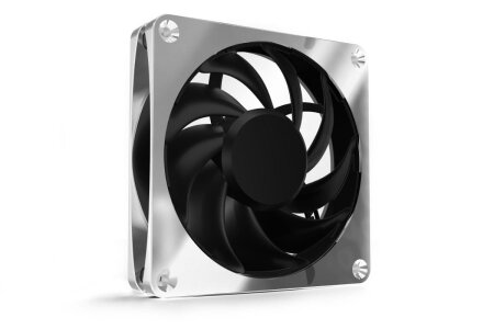 Alphacool Apex Stealth Metall Power Lüfter 3000rpm Chrome (120x120x25mm)