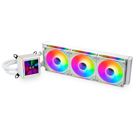 Lian Li Galahad II LCD SL-INF 360, weiß