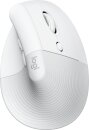 Logitech Lift Right for Mac Vertical Ergonomic Mouse, Off-White, Logi Bolt, USB/Bluetooth