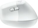 Logitech Lift Right for Mac Vertical Ergonomic Mouse, Off-White, Logi Bolt, USB/Bluetooth