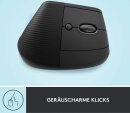 Logitech Lift Right for Business, Graphite, Logi Bolt, USB/Bluetooth