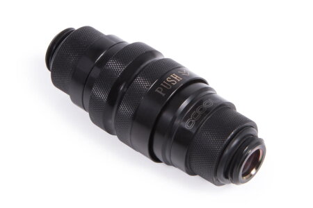 Alphacool Eiszapfen Schnellverschlusskupplungsset G1/4 AG - Deep Black