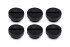 Alphacool Eiszapfen Verschlussschraube G1/4 - 6pcs Set Deep Black