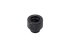 Alphacool Eiszapfen HF 12mm HardTube Anschraubtülle G1/4  - Deep Black Sixpack