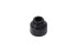 Alphacool Eiszapfen HF 12mm HardTube Anschraubtülle G1/4  - Deep Black Sixpack