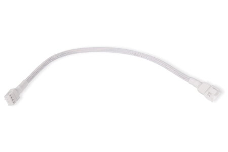 Alphacool Lüfterkabel 4-Pin auf 4-Pin Verlängerung 30cm weiß