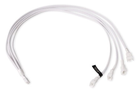 Alphacool Y-Splitter 4-Pin auf 4x 4-Pin PWM 60cm weiß