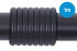 Alphacool EPDM Tube 16/10 - Black 1m (3,28ft) Retailbox