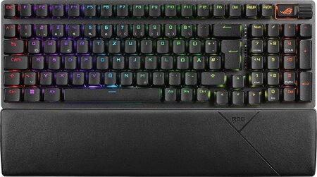 ASUS ROG Strix Scope II, PBT, LEDs RGB, ROG NX SNOW, USB, DE