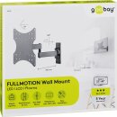 Goobay TV-Wandhalterung Basic FULLMOTION (S)