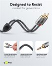 Goobay Kabel 3.5mm Klinke St. > 2x Cinch St., 0,5 m