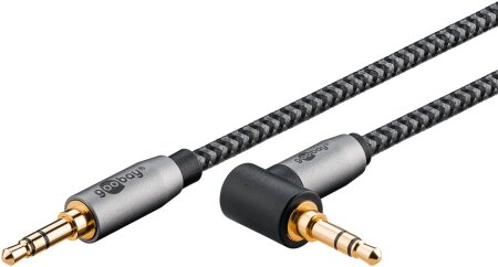 Goobay Kabel 3.5mm Klinke St./St., 90°, 5 m