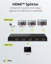 Goobay HDMI™-Splitter 1 auf 4 (4K @ 30 Hz)