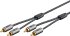 Goobay Kabel Cinch 2-fach, 0,5 m