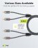 Goobay Kabel Cinch 2-fach, 0,5 m