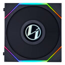 Lian Li Uni Fan TL LCD 120 RGB Reverse Blade, schwarz, 3er-Pack, LED-Steuerung, 120mm