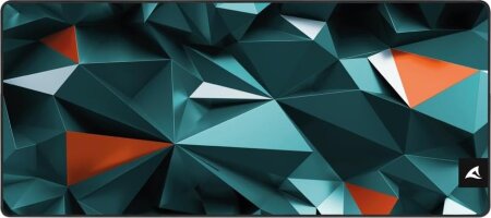 Sharkoon Skiller SGP30 XXL D1, Gaming Mouse Mat, türkis/orange