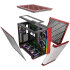 Montech King 95 Pro Vibrant Red, rot, Glasfenster