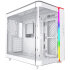 Montech King 95 Pure White, weiß, Glasfenster