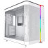 Montech King 95 Pure White, weiß, Glasfenster