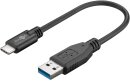 Goobay Kabel USB-C > USB-A 3.0, 0,15m