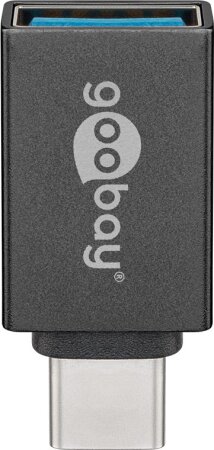 Goobay Adapter USB-C > USB-A 3.0, grau