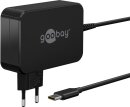 Goobay Netzteil USB-C-Ladegerät für Laptops (65...