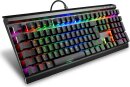 Sharkoon Skiller SGK40 schwarz, LEDs RGB, Huano RED, USB, DE