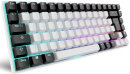 Sharkoon Skiller SGK50 S3 White, schwarz/weiß, LEDs RGB, hot-swap, Gateron RED, USB, DE