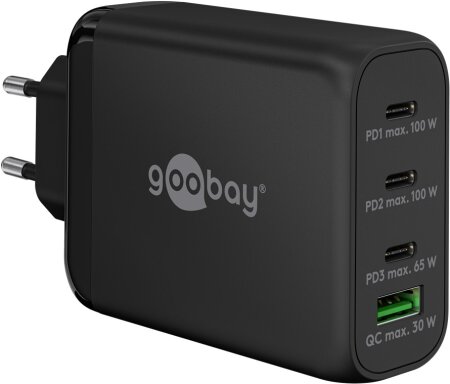 Goobay Ladeadapter 230V > Multiport PD Nano 100W schwarz