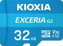 KIOXIA EXCERIA G2 R100/W50 microSDHC 32GB Kit, UHS-I U3,...