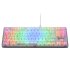 Sharkoon Crystal Shark, White, LEDs RGB, KKT Kang White V3, USB, DE