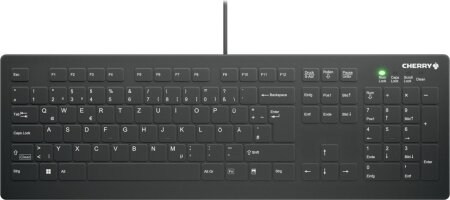 CHERRY AK-C8112 Medical Keyboard, schwarz, USB, DE