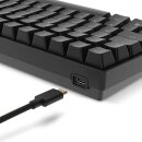 Sharkoon Skiller SGK50 S2, schwarz, LEDs RGB, hot-swap, Gateron BROWN, USB, DE