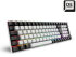 Sharkoon Skiller SGK50 S2 White, schwarz/weiß, LEDs RGB, hot-swap, Gateron BROWN, USB, DE