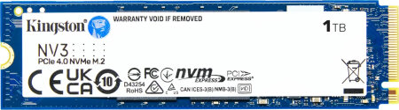 Kingston NV3 NVMe PCIe 4.0 SSD 1TB, M.2