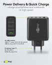 Goobay Ladeadapter 230V > Multiport PD GaN 68W schwarz