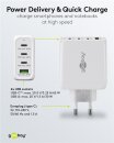 Goobay Ladeadapter 230V > Multiport PD GaN 68W weiß