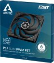 Arctic P14 Slim PWM PST, 140mm