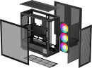 DeepCool Morpheus, schwarz, Glasfenster